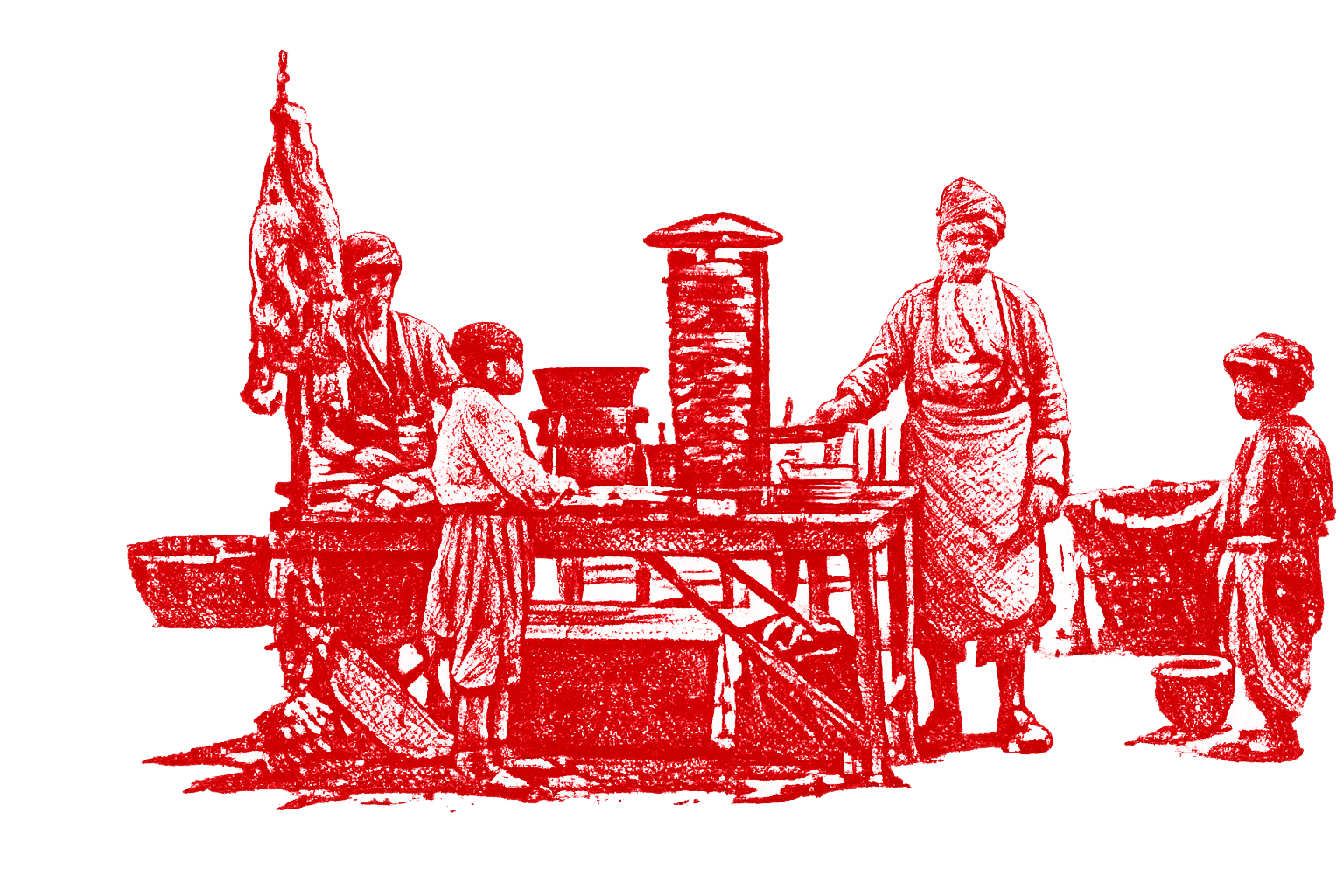 Historischer Döner-Spieß